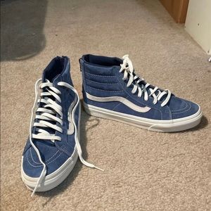 Vans SK8 High Core Classics blue suede high tops